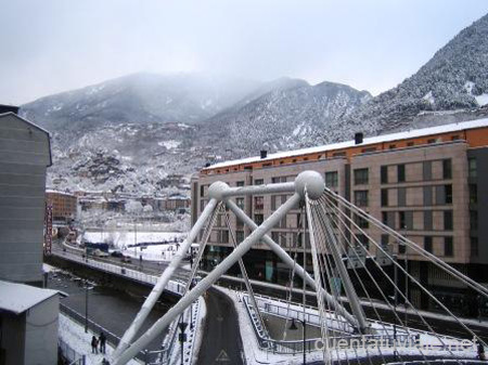 Vistas desde el Hotel Magic, Andorra la Vella.
